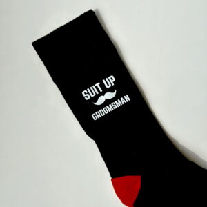 Socks - Suit Up Groomsman (Random Colour Selection)