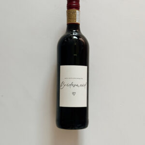 Drink - 'Pairs well with being the BRIDESMAID' Red Wine 750ml