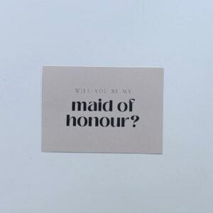 🌸Maid of Honour?  - Post Card