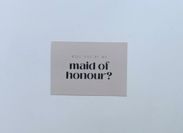 🌸Maid of Honour?  - Post Card