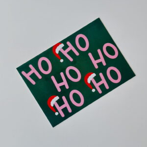 100% Black Christmas - Card - Ho Ho Ho