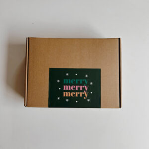 100% Black Christmas - Box Sticker (Excludes box) Merry merry merry