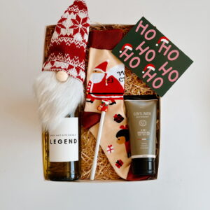 🎄Black Christmas - Wine and Socks Box