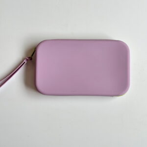 Silicone Cosmetic / Pencil Bag (Purple)