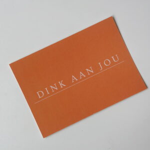 Dink aan Jou-  Post Card