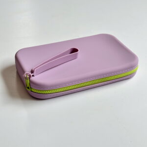 Silicone Cosmetic / Pencil Bag (Purple)