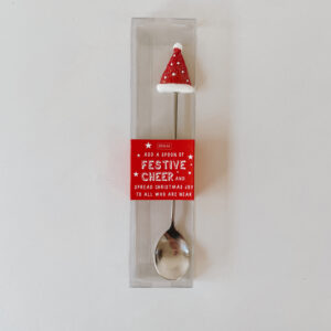 100% Black Christmas - Single Spoon - Santa's Hat