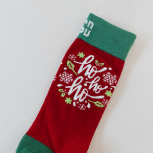 100%Black Christmas - Sock Doctor Socks - Ho ho ho