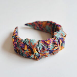 Alice Band - Purple , Blue , Orange & Yellow Flowers