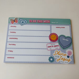 Stationery - Girls Weekly Planner