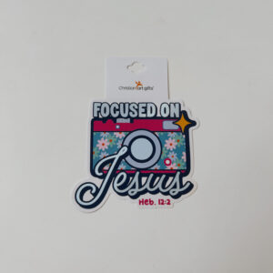 Sticker - Focused On Jesus (Heb. 12:2)