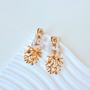 JEWELLERY - Gold Antler Earrings