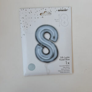 Number 8 Foil Balloon (blue)