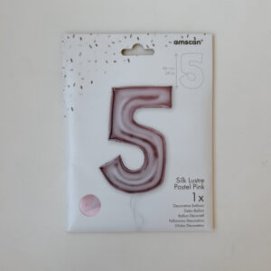 Number 5 Foil Balloon (purple)