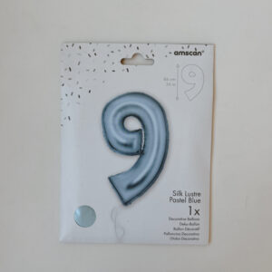 Number 9 Foil Balloon (blue)