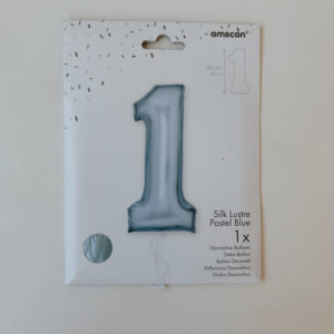 Number 1 Foil Balloon (blue