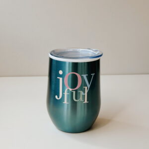 Coffee & Wine Tumbler - Joyful (Blue)