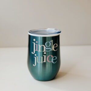 🎄Coffee & Wine Tumbler - Jingle Juice (Blue)