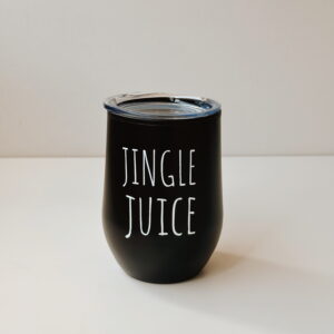 🎄Coffee & Wine Tumbler - Jingle Juice Black