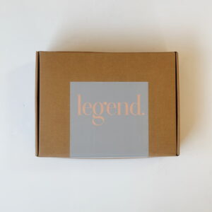 Large Brown Gift Box - Legend. (24 x 32 x 8,5cm)