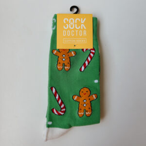 Socks - Gingerbread Man & Candy Cane