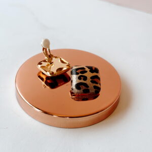 JEWELLERY - LEOPARD PRINT CLIP ON Earrings