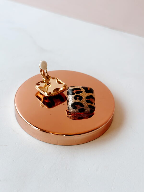 JEWELLERY - LEOPARD PRINT CLIP ON Earrings