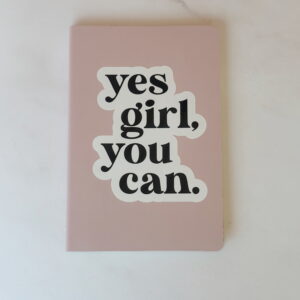 Stationery - Journal A5 - YES GIRL, YOU CAN (Lilac)