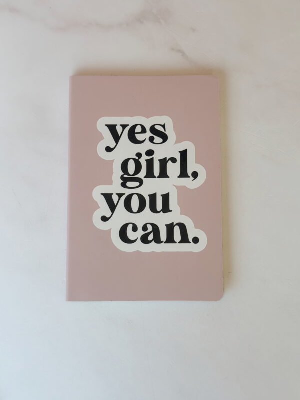 🩷 Stationery - Journal A5 - YES GIRL, YOU CAN (Lilac)