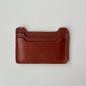 Leather Card Holder - Brown