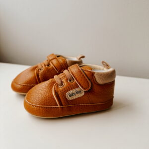 Baby Shoes - Tan Sneakers