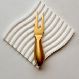 Homeware - Gold Cheese Knife (Fork)