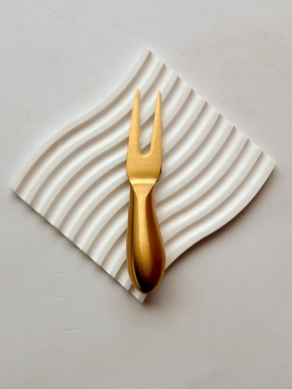 Homeware - Gold Cheese Knife (Fork)