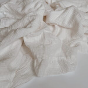 Baby Receiving Blanket - White