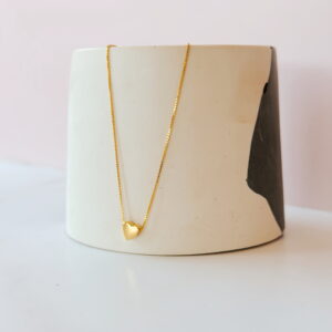 JEWELLERY - Gold HEART Necklace (Sterling Silver)