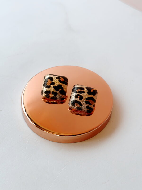 JEWELLERY - LEOPARD PRINT CLIP ON Earrings - Image 2