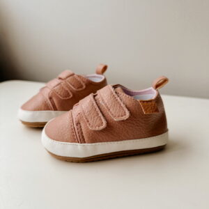 Baby Shoes - Dusty Pink Sneakers