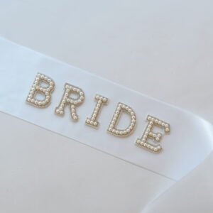 Sash - Bride (PEARLS)