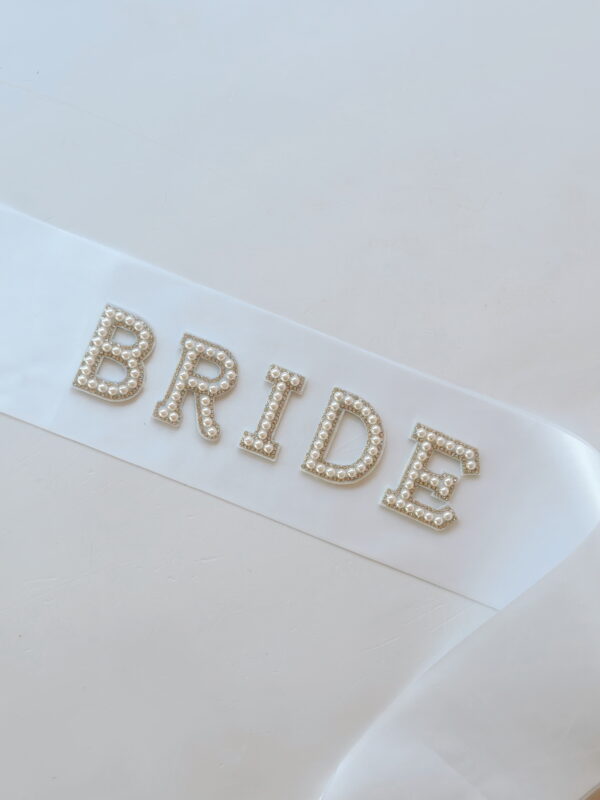 Sash - Bride (PEARLS)