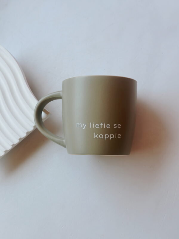 Mug - Green (MY LIEFIE SE KOPPIE)