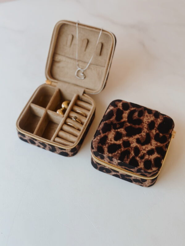 Jewellery Case - Leopard Print