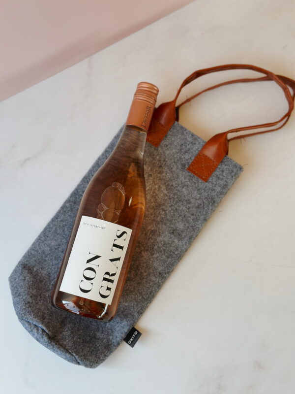 Drink - Grey Velt Wine Pouch - Image 2