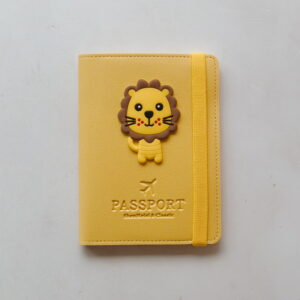 Card & Passport Case - Yellow Lion