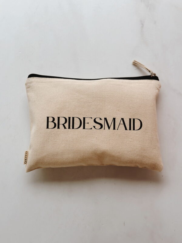 Cosmetic Bag - Bridesmaid (Cream)