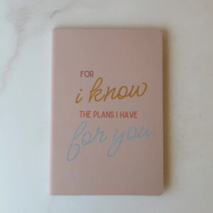 🐰 Stationery - Journal A5 - (I know the plans I have for you) (Lilac)