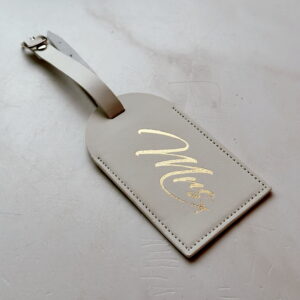 Luggage Tag - Mrs (White)