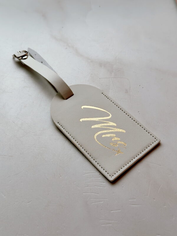 Luggage Tag - Mrs (White)