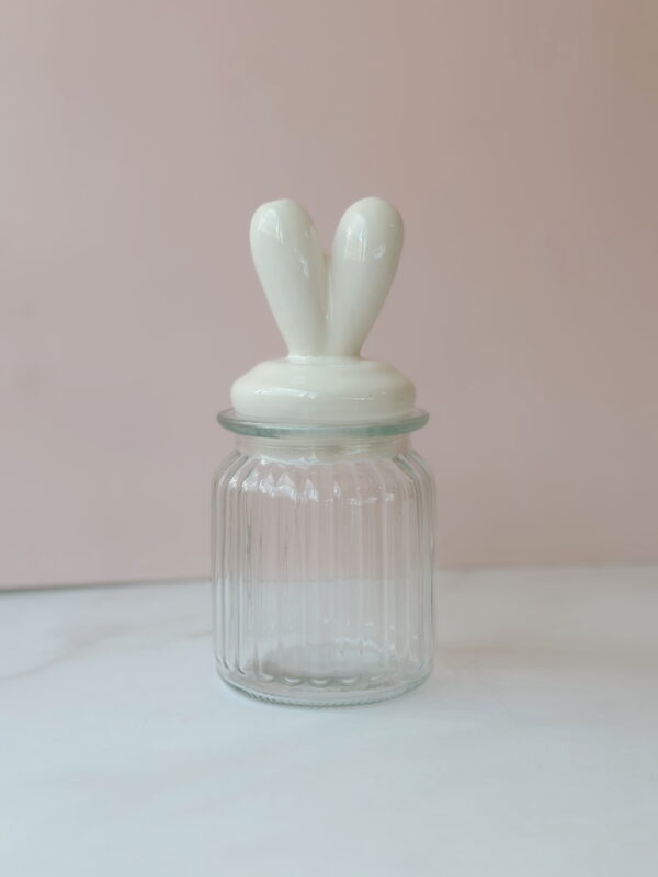 🐰 Easter Bunny Glass Jar