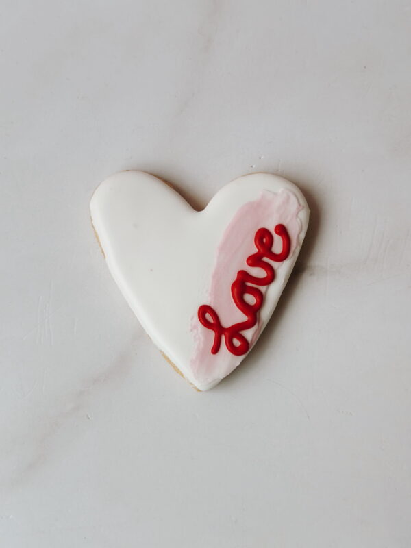 🩷 Valentine's Cookie (White Love Heart)