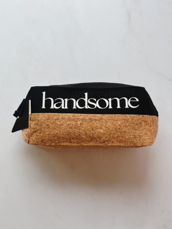 Men's toiletry bag - HANDSOME (BLACK AND CORK) - Image 2